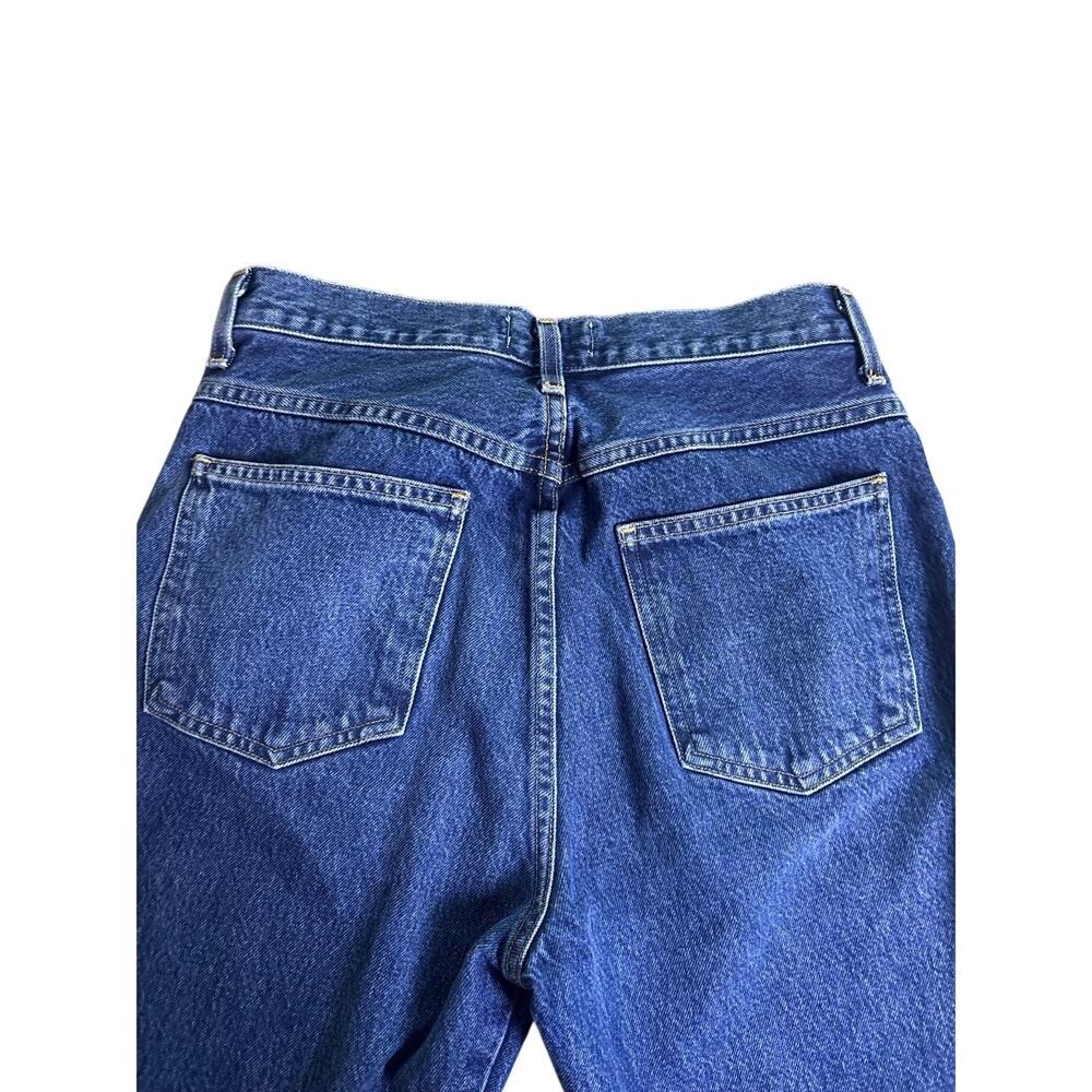 AGOLDE Los Angeles Dark Wash High Rise Straight Leg Jeans Size 28 EUC - Picture 7 of 10